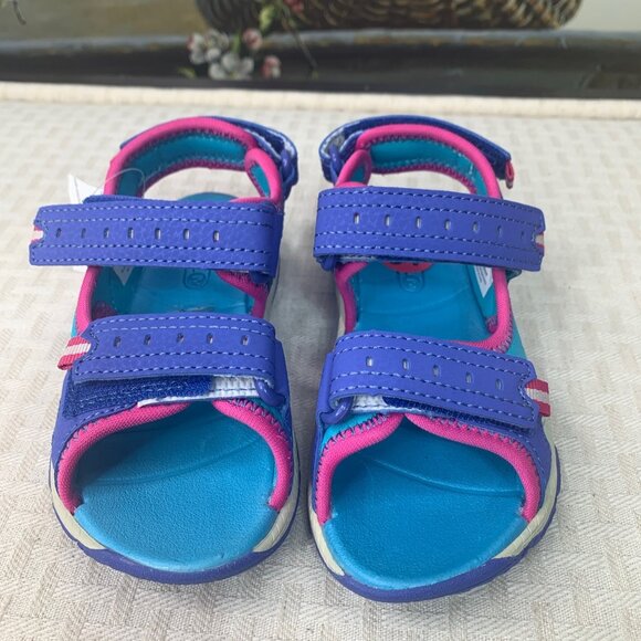 Merrell Girls Turquoise/Purple Panther Sandal 2.0 Size 10 - Picture 2 of 9